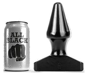 Plug Anale a Cono All Black - 15,5 cm