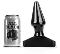 Plug Anale a Cono All Black - 16 cm