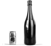 Plug Anale a Forma di Bottiglia All Black - 39,5 cm
