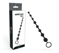 Plug Anale a Palline Addicted Toys - 8 Sfere, 29 cm, Nero