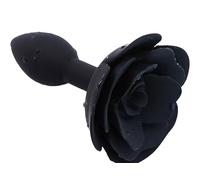 plug anale a Rosa nera Premium silicone Scenografico ideale per foto fetish