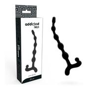 Plug Anale a Sfere Addicted Toys - 5 Palline, 22 cm, Nero