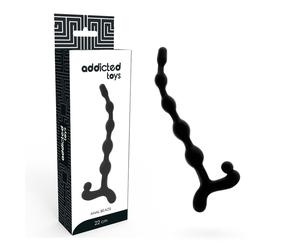 Plug Anale a Sfere Addicted Toys - 5 Palline, 22 cm, Nero