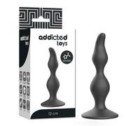 Plug Anale Addicted Toys - Silicone Nero 12 cm