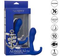 Plug Anale Admiral Large sonda curva ergonomica vibrazioni 10 x USB 10 cm