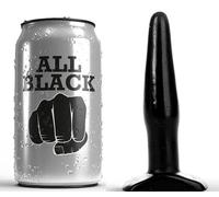 Plug Anale All Black - PVC, 11 cm