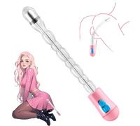Plug Anale, Anali Palline con 6 Perle, Plug Anale Dilatatore Uomo, 12 Frequenze di Dildo Anale Vibratore, Sex Toy per Donne, Giochi Erotitici Sexy per Ccoppie, Analesex Dildo