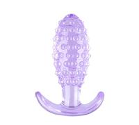 Plug anale Ananas Piccolo Plug Anale Dildo Pull Bead Palline Anale Giocattoli Del Sesso Masturbatori Ano Dilatatore Buttplug Adulto (Viola M)