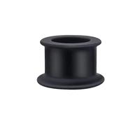 Plug anale Anello anale tunnel Tappi grandi Giocattoli sessuali in silicone cavo Massaggio prostatico ano duro moderato (taglia L nero)