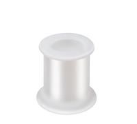 Plug anale Anello anale vuoto Tappi grandi Silicone Moderato ano duro Massaggio alla prostata Giocattoli sessuali (Bianco S)