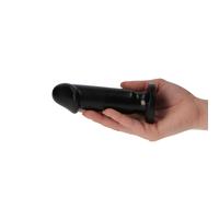 Plug Anale Ano Dilatatore Mini Dildo Realistico Piccolo Unisex Morbido 13cm Nero
