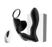 Plug anale APP Bluetooth Plug anale Vibratore Giocattoli sessuali Massaggiatore prostatico Anello di ritardo plug anale wireless (controllo wireless)