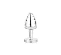 Plug anale Arcobaleno oro rosa argento di piccole dimensioni rotondo jewerly Crystal Metal perline anali butt plug Gioielli giocattolo del sesso Per Donne maschi