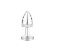 Plug anale Arcobaleno oro rosa argento piccole dimensioni rotonde perline anali in metallo butt plug Butt Training Plugs giocattolo del sesso Per Donne uomini Masturbatore Sex Machine