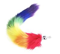 Plug anale Arcobaleno Volpe Butt Plug Coda Masturbatore anale Dildo Comfort Furry Principiante Giocattolo del sesso Cane Gioca Donne Macchina del sesso Costume Cosplay