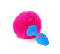 Plug anale Artiglio Coda in silicone Plug anale Taglia piccola Carino Rosa Bianco Palla colorata Ano Perlina Butt Plug Giocattolo (Blue Cat Claw R)