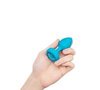 Plug Anale B-Vibe Vibrating Jewel Azzurro S/M
