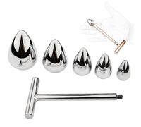 Plug Anale BDSM con 5 Sfere Intercambiabili - Giocattolo Erotico con Impugnatura e Asta Rimovibile, Accessorio Fetish per Coppie, Esperienze Sensoriali e Giochi Intimi