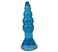 Plug anale Bead Uomini Donne Butt Plug Jelly Toys Anal Real Skin Feeling Giocattolo del sesso per adulti Prodotti del sesso Materiale di gel di silice
