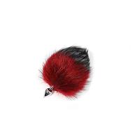 Plug anale Big Dia16cm Tail Metal Palline anali Butt Plug Role Play fascia Cosplay culo Coppia giocattolo