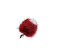 Plug anale Big Dia16cm Tail Metal Palline anali Butt Plug Role Play fascia Cosplay culo Coppia giocattolo