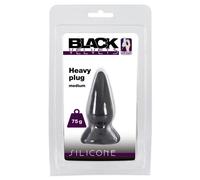 PLUG ANALE BLACK VELVETS HEAVY PLUG MEDIUM SOFT TOUCH 75G