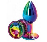 Plug anale butt in metallo coda con pietra dilatatore dildo piccolo indossabile