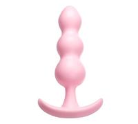 Plug anale Butt plug anale colorato a 3 stili Set Principiante Anales Beads Principiante Soft dildo sex toys Gioco anale per adulti (rosa)