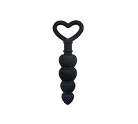 Plug anale Butt Plug Gel di silice Plug anale lungo Butt plug a forma di cuore Perline anali Giocattoli del sesso per le donne Gay Man Coppia Masturbatore No vibratore Sex Shop