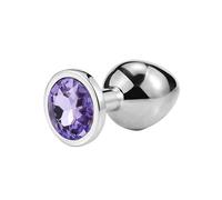 Plug anale Butt Plug in metallo Giocattoli anali Per Adulti Coppia Prodotti del sesso Donna Uomo Plug in acciaio con stimolatore anale a coda di cristallo Dilatatore Buttplug