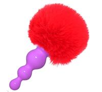 Plug anale Butt plug in silicone peluche coda di coniglio giocattoli del sesso massaggiatore prostatico gay sexy butt plug coda sesso anale plug cosplay giocattoli per adulti