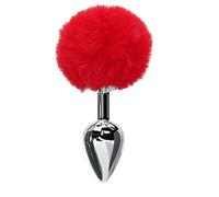 Plug anale Butt plug in silicone peluche coda di coniglio giocattoli del sesso massaggiatore prostatico gay sexy butt plug coda sesso anale plug cosplay giocattoli per adulti