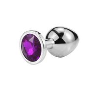 Plug anale Butt Plug Sex Toys Plug anale Sexshop Articoli per adulti Giocattoli del sesso anale Coppie anali che si masturbano S/M/L (viola)