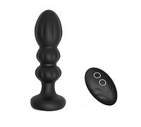 Plug anale Butt plug vibrante telescopico Dildo anale Vibratore Giocattoli sessuali a distanza wireless Per Donne Uomini Culo Massaggiatore prostatico Buttplug