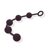 Plug anale Catena di perline anali da 24 cm, palline anali G-spot Catena di perline Butt Plug, giocattoli anali Gel di silice Ano Giocattolo del sesso, prodotto del sesso donna uomo Macchina del sesso