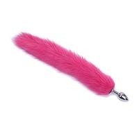 Plug anale Coda Anal Plug Sex Toys Stimolazione del punto G Butt Plug Masturbazione Prodotti per adulti Massaggi Sexy Shop(Rose1)