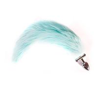 Plug anale Coda luminosa luminosa Perline anali in silicone metallico butt plug erotico gioco di partito cosplay gay Ano Giocattolo del sesso per coppia