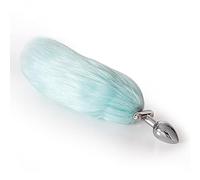 Plug anale Coda luminosa luminosa Perline anali in silicone metallico butt plug erotico gioco di partito cosplay gay Ano Giocattolo del sesso per coppia