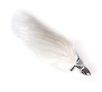 Plug anale Coda luminosa luminosa Perline anali in silicone metallico butt plug erotico gioco di partito cosplay gay Ano Giocattolo del sesso per coppia