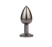 Plug anale Colore della pistola gioiello rotondo di piccole dimensioni Cristallo Metallo perline anali butt plug Gioielli ano culo giocattolo unisex per maschio femmina