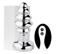 Plug anale Comtrol telecomando senza fili plug anale vibratore giocattoli del sesso Per uomo donna butt plug in metallo dildo adulti giocattoli del sesso masturbatore