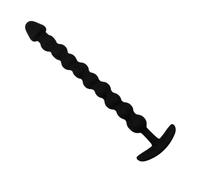 Plug anale con 10 Cavioli Flessibili in Silicone, Lunghezza 12.59in, Trainer Anal per Uomini e Donne, Waterproff, Facile da Pulire, Dildo Anale a Catena