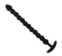 Plug anale con 12 Cavioli Flessibili in Silicone, Lunghezza 16.53in, Trainer Anal per Uomini e Donne, Waterproff, Facile da Pulire, Dildo Anale a Catena