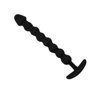 Plug anale con 8 Cavioli Flessibili in Silicone, Lunghezza 9.05in, Trainer Anal per Uomini e Donne, Waterproff, Facile da Pulire, Dildo Anale a Catena