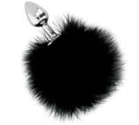 Plug anale con coda mini dilatatore in metallo piccolo fallo dildo butt liscio