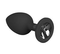 Plug anale con cristallo - Diamond Butt Plug - misura medium