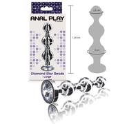 plug anale con gioiello in alluminio mini fallo dilatatore anal butt tappo anale