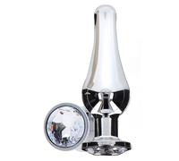 Plug Anale con Gioiello Toyjoy Diamond Bum Bijou - Alluminio M