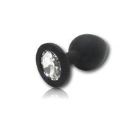 Plug anale con pietra big butt dildo indossabile grande dilatatore in silicone