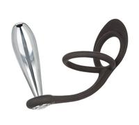 Plug Anale con Potenziatore Calexotics Star Fucker Glider - Metallo